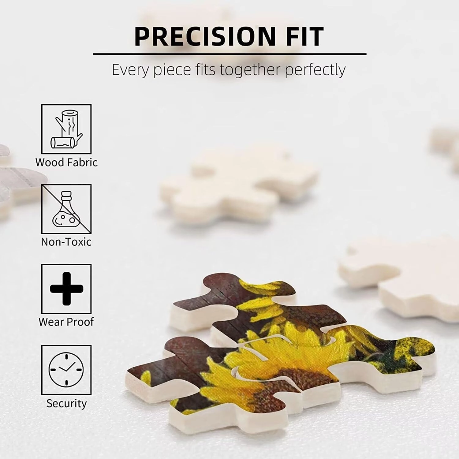 Puzzle for Adults 1000 Pieces Deep Below A Colorful School of Fish Swims Wooden Puzzle,Impossible Hard Difficult Challenging Puzzles for Adults and Families,Jigsaw Puzzle 1000 Pieces DIY Puzzle