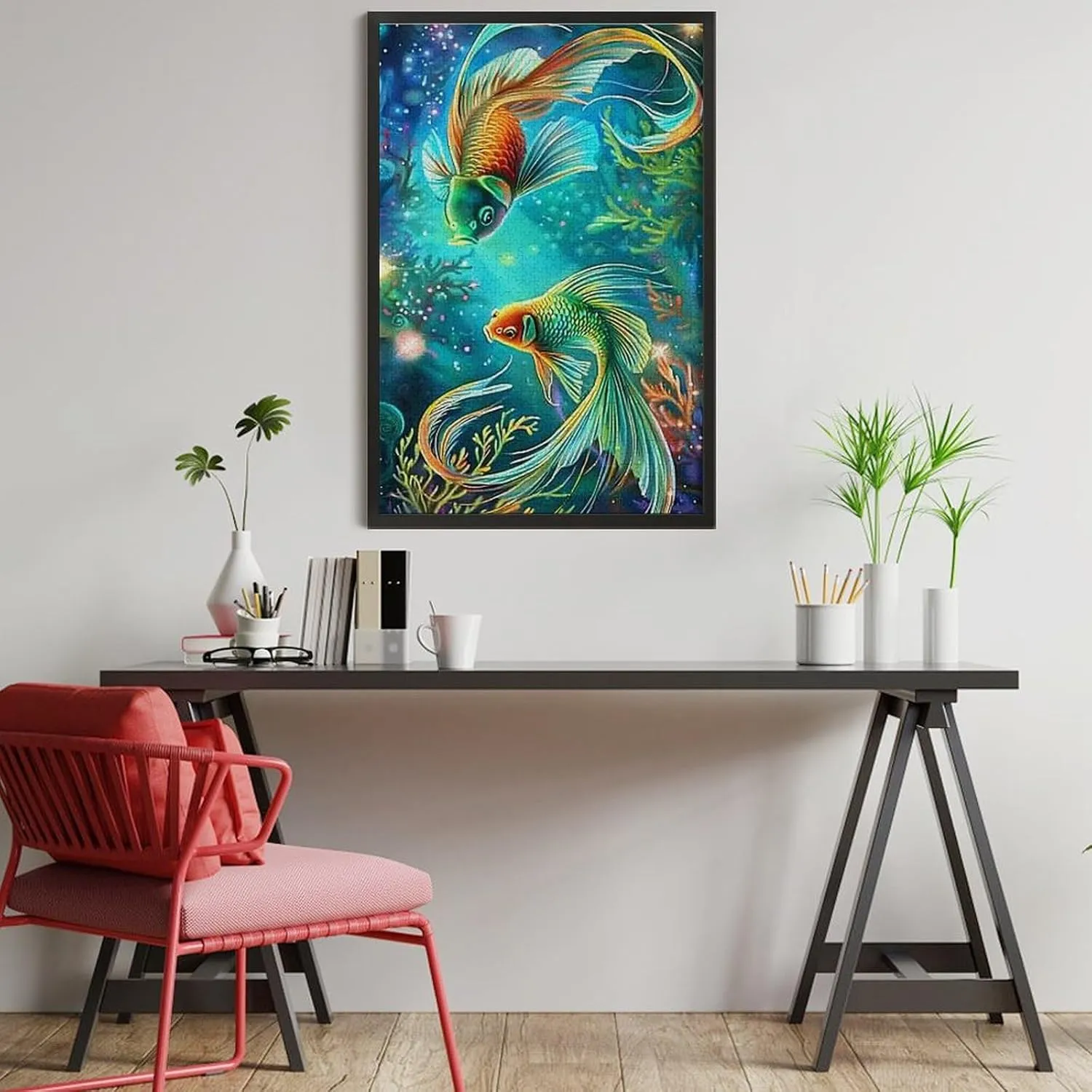 Puzzles for Adults 1000 Pieces - Beautiful and Special Fish Fishs Funny Educational Kids Puzzles,Children Puzzle Games Toys for Girls and Boys