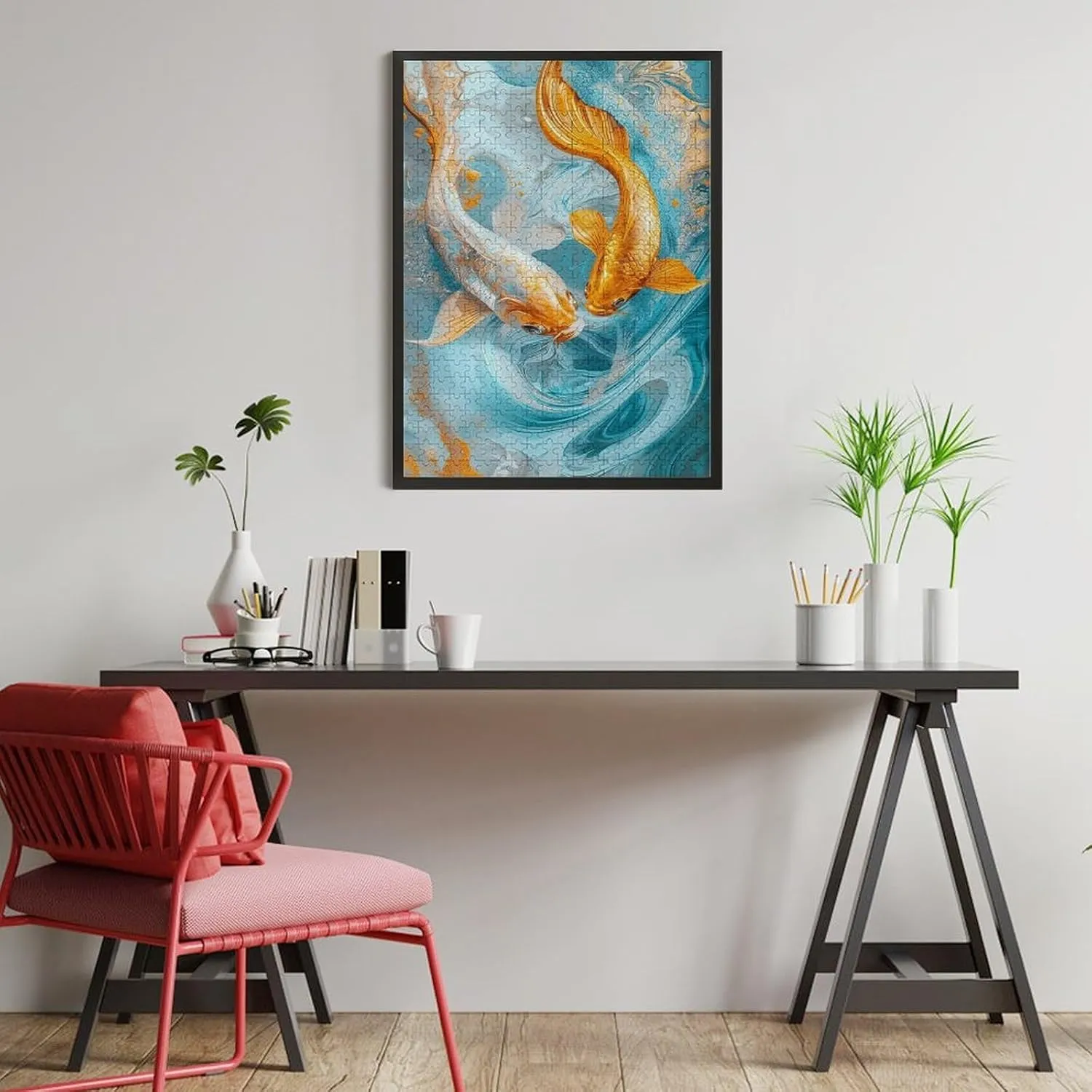 Puzzles for Adults 500 Pieces - Fish Perfect for Fun Brain Puzzle Lovers Vibrant Illustrations and Quality Pieces Challenging and Relaxing Gifts Idea