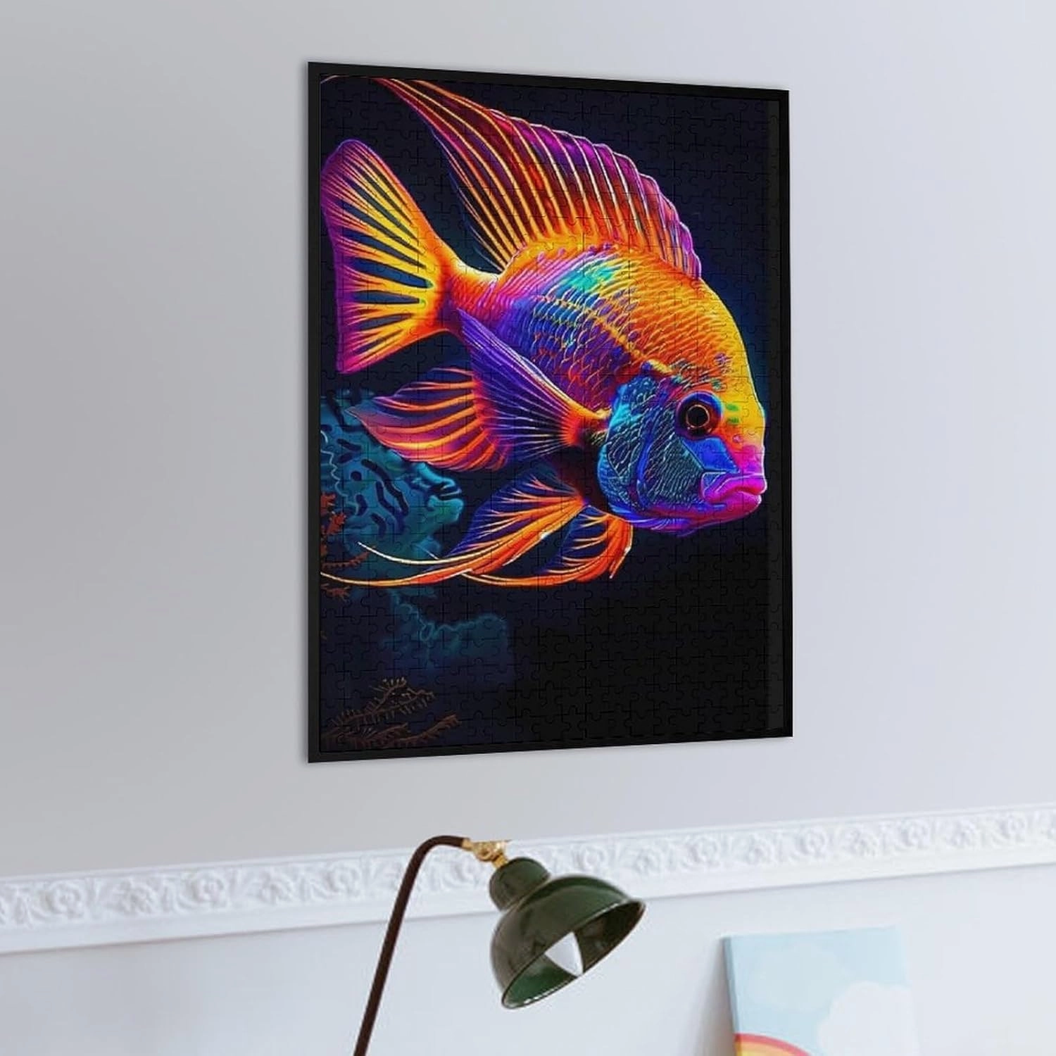 Puzzles for Adults 500 Pieces - The Colorful Tropical Fish Funny Fish Funny Educational Kids Puzzles,Children Puzzle Games Toys for Girls and Boys