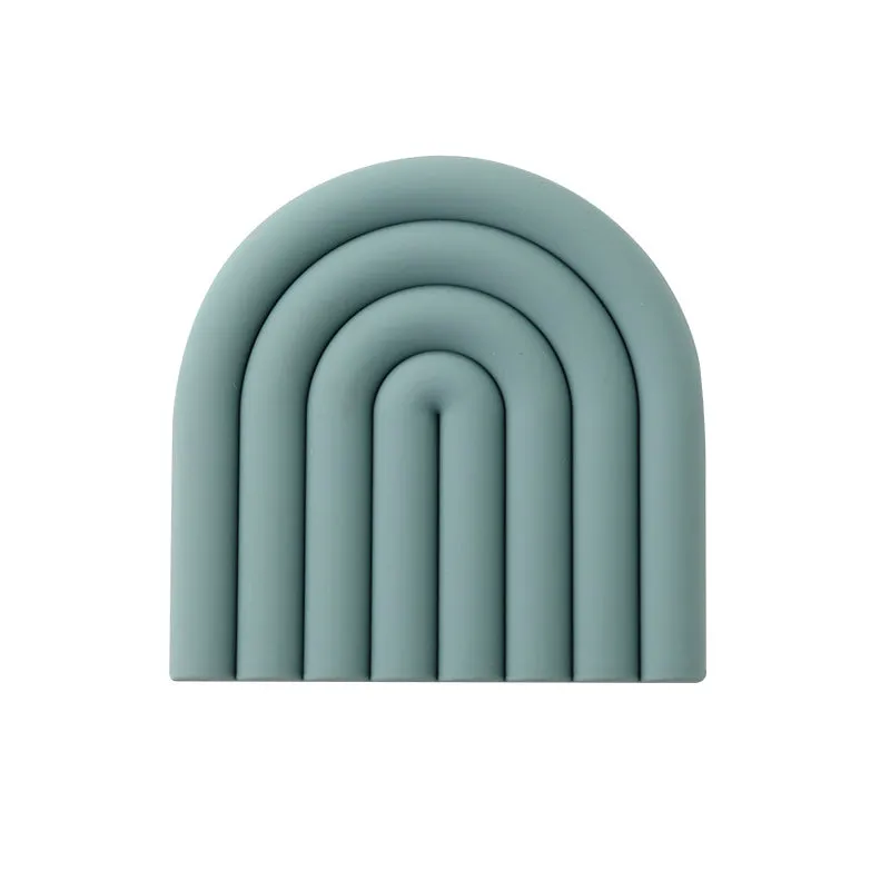 Rainbow Silicone Table Mat Coaster