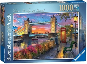 Ravensburger - London: Tower Bridge 1000 Piece Puzzle, Adult Hobbies