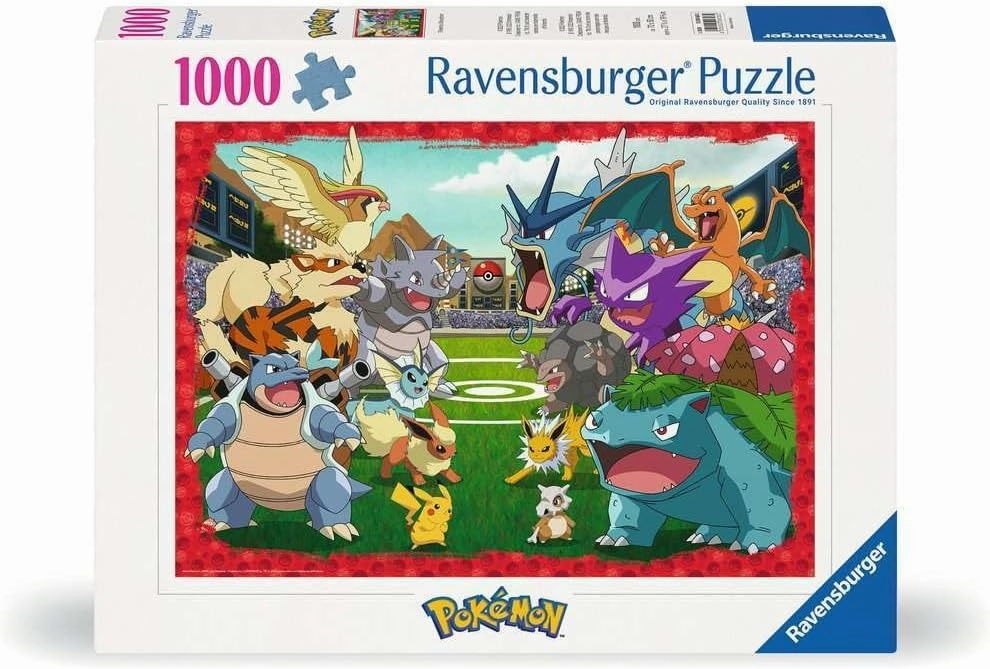 Ravensburger Pokémon Showdown 1000 Piece Jigsaw Puzzles - Gifts for Boys, Girls & Adults Age 12 Years Up