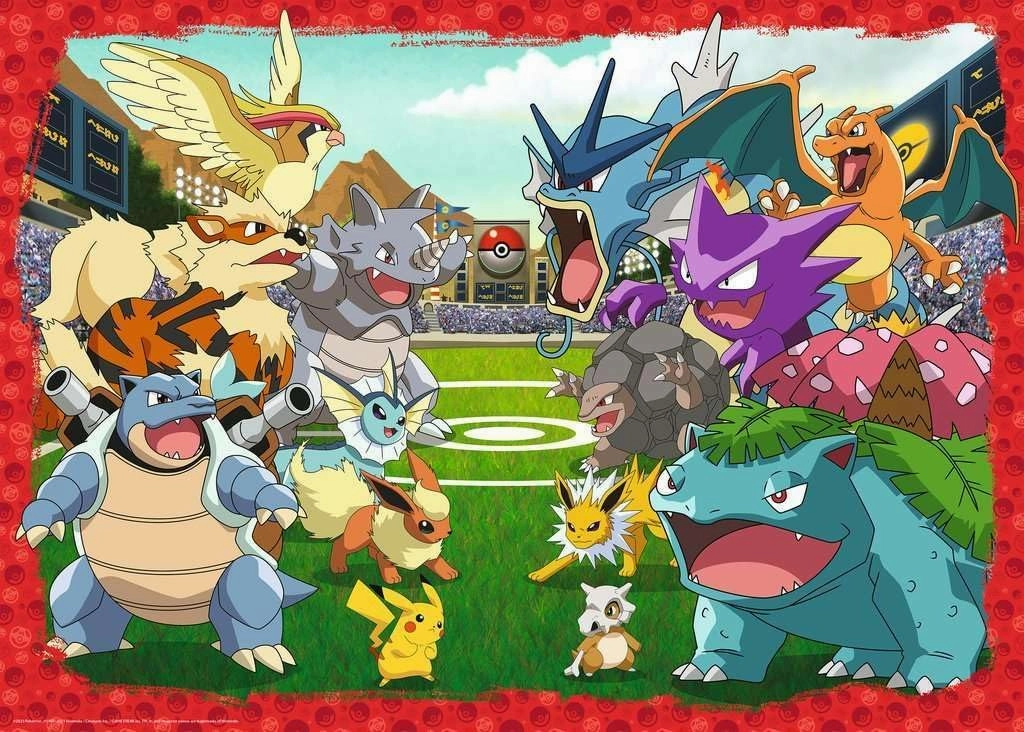 Ravensburger Pokémon Showdown 1000 Piece Jigsaw Puzzles - Gifts for Boys, Girls & Adults Age 12 Years Up
