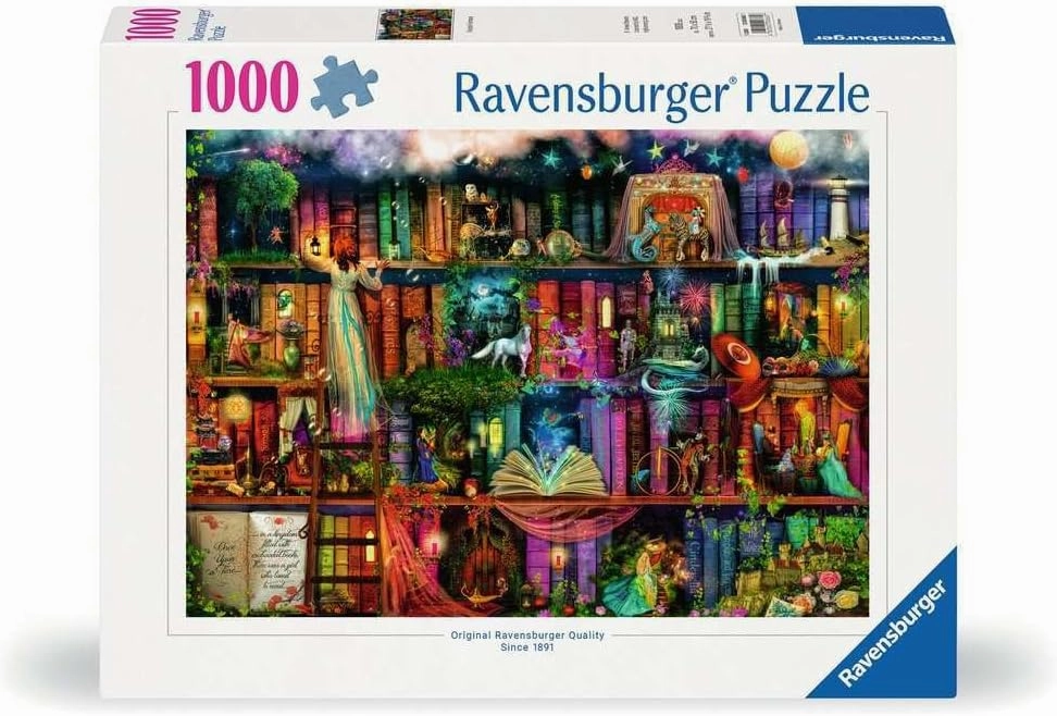 Ravensburger Puzzle 12000665 Magic Fairy Tale Hour 1000 Pieces Puzzle for Adults and Children from 14 Years, Detailed Fantasy Puzzle
