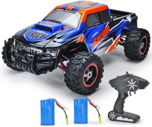 RC Cars Remote Control Car for Boys 2.4 GHZ High Speed Racing Car, 1:8 RC Trucks 4x4 Offroad with 2 Batteries, Electric Rock Crawler Toy Car Gift for Kids Adults Girls