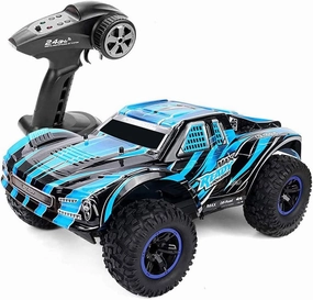 RC Cars 1:10 Scale Remote Control Truck,4WD High Speed All Terrains Off Road 2.4G Monster Charging RC Rally Car for Kids Boys and Adults