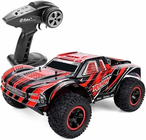 RC Cars 1:10 Scale Remote Control Truck,4WD High Speed All Terrains Off Road 2.4G Monster Charging RC Rally Car for Kids Boys and Adults