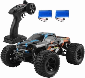 RC Cars,1:16 Scale All Terrain Remote Control Car,4WD 2.4 GHz Off Road High Speed 40 Km/h RC Monster Truck Racing Cars with Two Batteries, Xmas Gifts for Kid and Adults