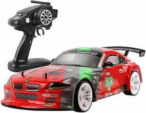 RC Cars 2.4GHZ Electric RC Buggy 4WD High Speed Sport Racing Car 45cm Large-Scale Remote Control Truck 70km/h Drift Rc Vehicle with 2 Batteries Boys and Girls Gifts