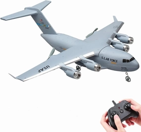 RC Plane C17, 2 Channels Remote Control Airplane, RC Airplane Ready to Fly, Remote Control Plane for Kids,Boys,Girls,Children,Beginner
