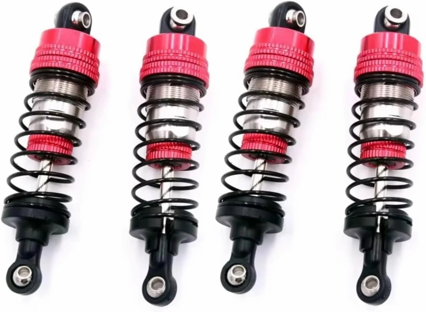Rc Shock Absorber For SCY 16101Pro 16102Pro SG116Max 4pcs Metal Shock Absorber Red Rc Car Tracked Vehicle Parts And Accessories Upgrade Replacement And Use