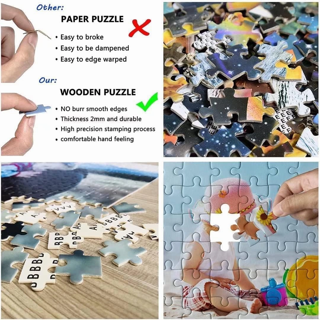 Realistic Sky Map Formed by Fish and Shrimp Perfect for Fun Brain Puzzle Lovers Vibrant Illustrations and Quality Pieces Great Gift Idea Wooden Puzzle 1000 Pieces