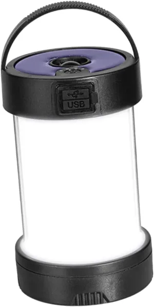 Rechargeable Camping Lantern with Handle Durable LED Tent Light for Outdoor Use for Hiking Backpacking and Emergencies Cozy Atmosphere Portable and Sturdy Design