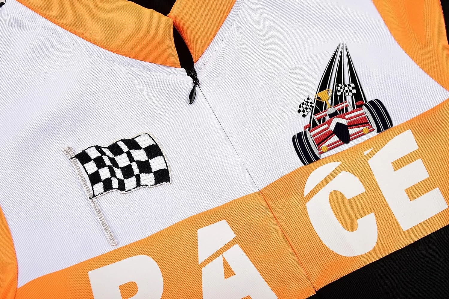 ReliBeauty Race Car Driver Costume Boys Toddler Jumpsuit with Peaked Cap