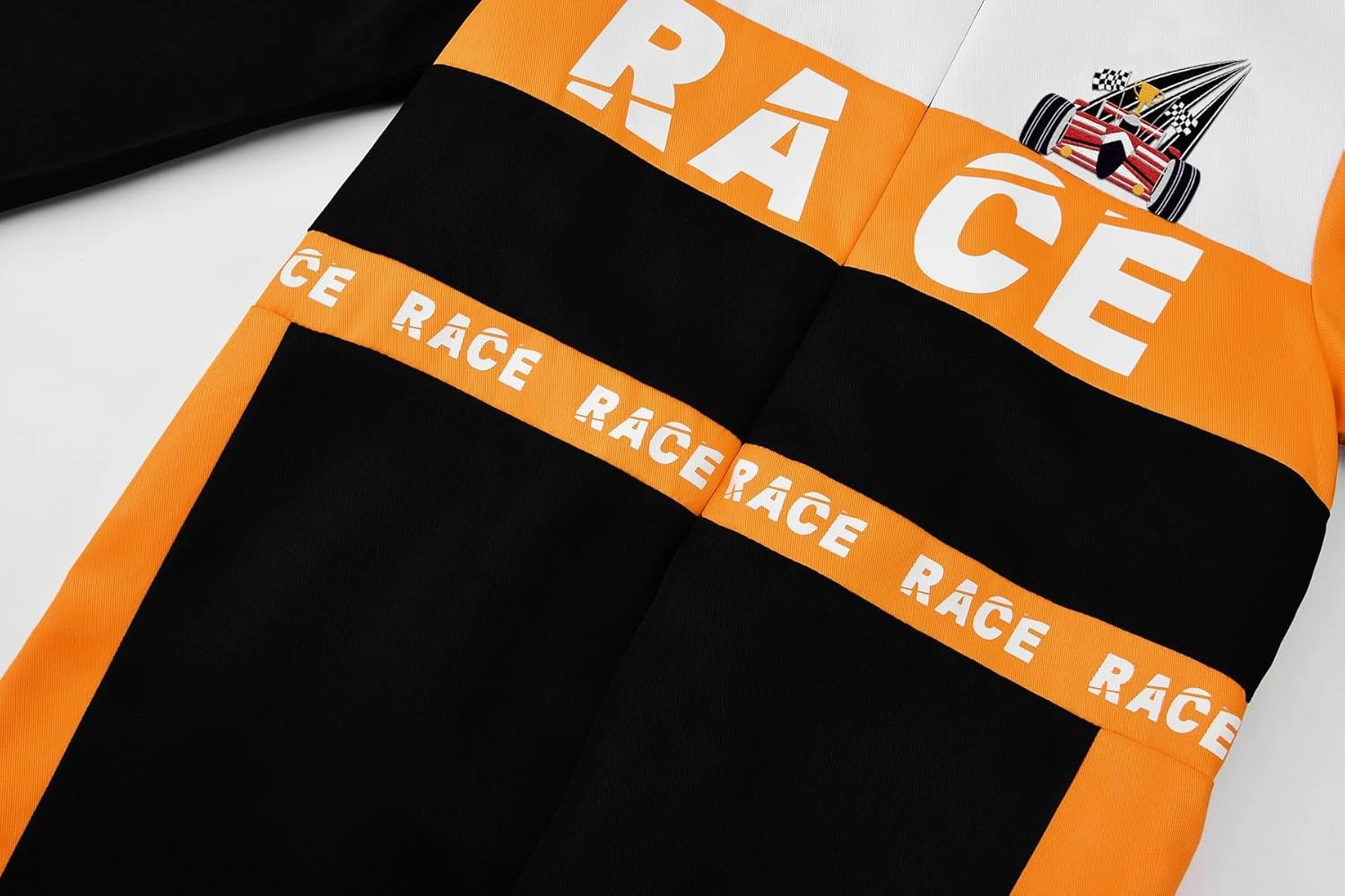 ReliBeauty Race Car Driver Costume Boys Toddler Jumpsuit with Peaked Cap