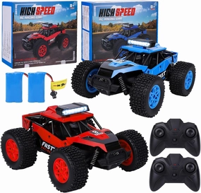 Remote Control Car,1:20 Scale RC Stunt Car,2WD High Speed 25 Mph All Terrains Monster Truck Electric Toy Off Road RC Toy Cars Crawler with LED Headlight for Xmas Birthday Gift Adults,Kids