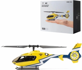 Remote Control Helicopter, 2.4G 4CH Hummingbird RC Mini Eurocopter EC-135 Helicopter Model Aviation Toy Gift for Adults Kids (RTF/Mode 1 Right-Hand Throttle)