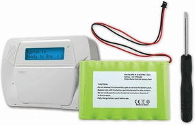Replacement Battery Tool for ADT DSC IMPASSA 9057 SCW9055 SCW9057 BH7236-SS 17000145 17000152 Wireless Home Security System Alarm Control Panel DSC 6PH-H-4/3A3600-S-D22, Fix Low Battery Power Issue