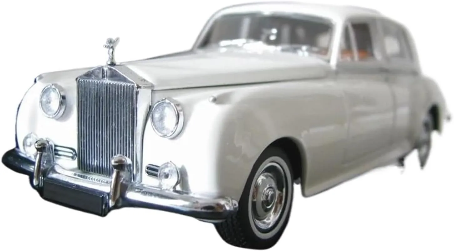 Resin Car Models Kit 1 43 Fit for Rolls Royce 1960 Classic Car Simulation Alloy Car Model Retro Collection Static Decoration Toy