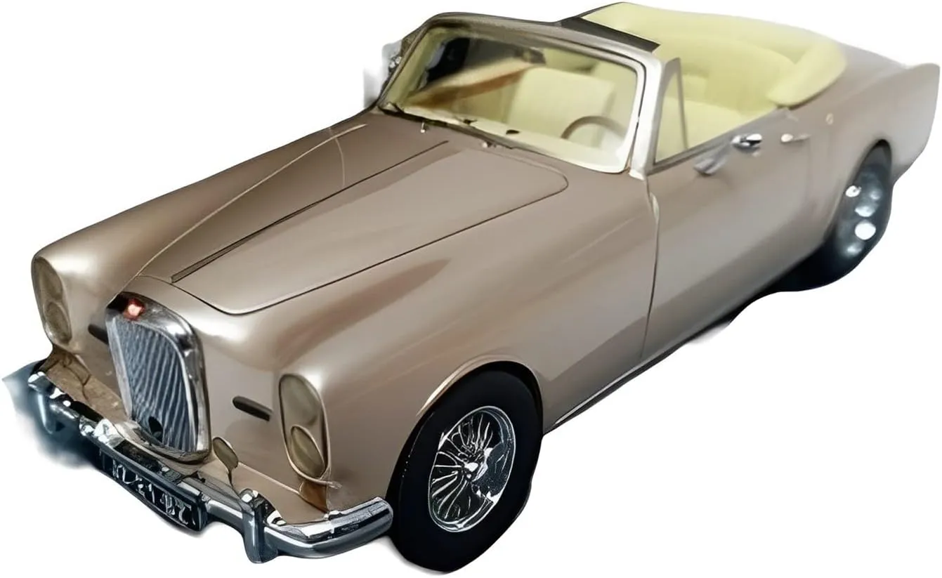Resin Car Vehicle Model Fit for Alvis TE21 1960 1 43 Resin Car Model Gold Classic Simulation Vehicle Souvenir Ornaments Festive Deluxe Gift