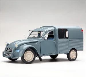 Resin Car Vehicle Model Fit for Citroen 2CV 1966 1 18 Alloy Classic Transporter Car Model Adult Collectible Ornament Display Festive Deluxe Gift