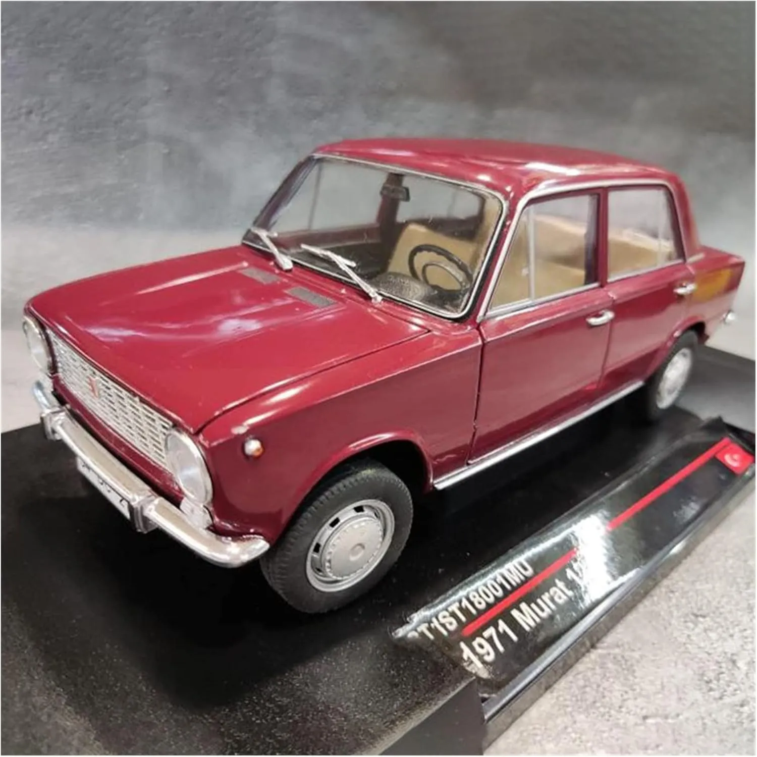 Resin Car Vehicle Model Fit for Former Soviet Union 1971 Alloy Retro Coupe Classic Car Model Adult Collection Decoration Display Festive Deluxe Gift