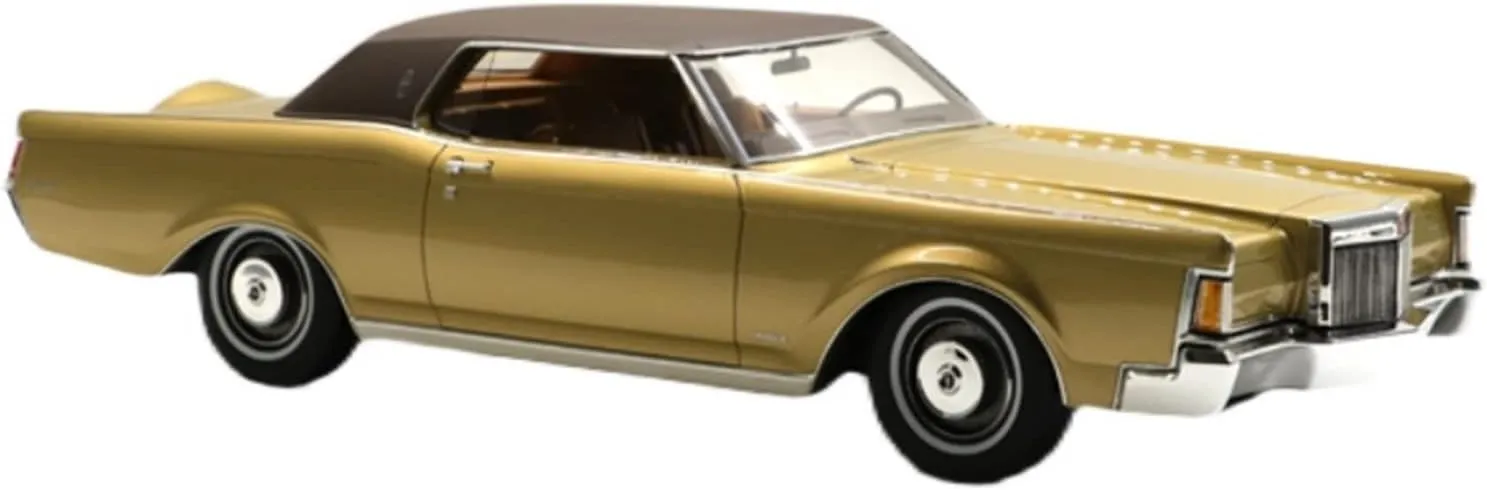 Resin Car Vehicle Model Fit for Lincoln Continental MK3 1 18 Luxury Resin Classic Car Model Static Souvenir Decoration Gifts Festive Deluxe Gift