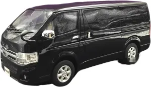 Resin Car Vehicle Model Fit for Toyota Sea Lion Hiace 1 18 Right-peptide Resin Car Model Classic Vehicle Collection Festive Deluxe Gift