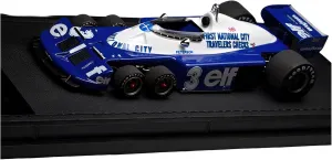 Resin Car Vehicle Model Fit for Tyrrell P34 RG 1977 1 43 Limited Edition Alloy Car Model Classic Simulation Vehicle Souvenir Ornaments Festive Deluxe Gift