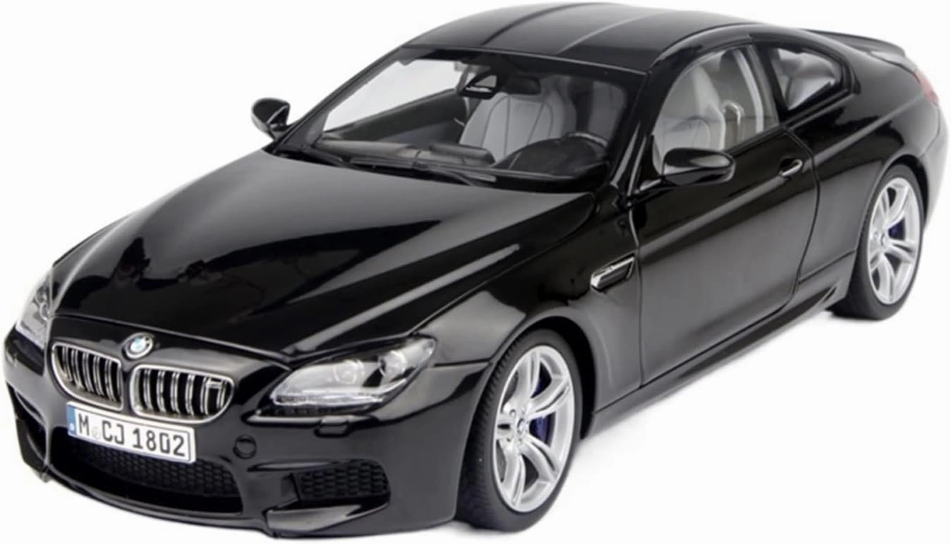 Resin Car Vehicle Model 1 18 Fit for BMW M6 Hardtop Alloy Car Model Collection Ornaments Gifts Can Open The Door Festive Deluxe Gift (Color : A)
