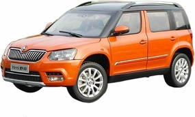 Resin Car Vehicle Model 1 18 Fit for Skoda Yeti Off-Road Vehicle Diecast Scale Alloy Car Model Static Display Adult Collection Toys Festive Deluxe Gift (Color : A)