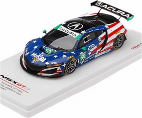 Resin Car Vehicle Model Fit for Acura NSX GT3#69 1 43 Race Resin Model Mini Version of Exquisite Desk Decoration Festive Deluxe Gift