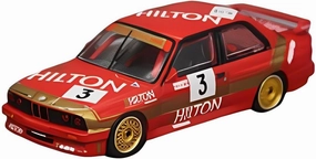 Resin Car Vehicle Model Fit for BMW M3 E30 1987 1 64 Racing Car Model Classic Static Toy Vehicle Gifts Collection Display Festive Deluxe Gift