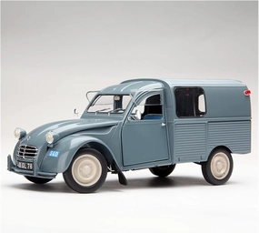 Resin Car Vehicle Model Fit for Citroen 2CV-1966 1 18 Classic Alloy Transporter Car Model Adult Collectibles Ornaments Display Festive Deluxe Gift