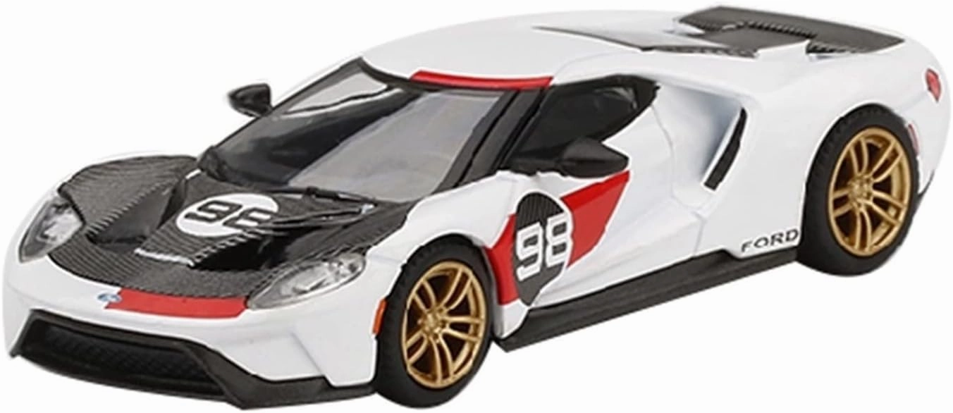 Resin Car Vehicle Model Fit for Ford GT 2021 Ken Miles 1 43 Simulation Alloy Car Models Classic Simulation Vehicle Souvenir Ornaments Festive Deluxe Gift