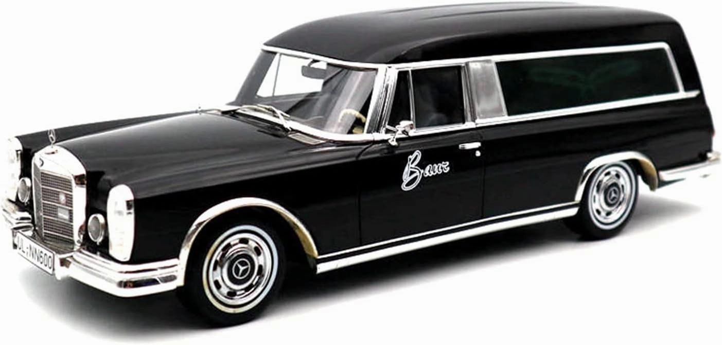 Resin Car Vehicle Model Fit for Mercedes Benz 600 1 18 Alloy Classic Business Car Model Retro Ornament Display Souvenir Festive Deluxe Gift