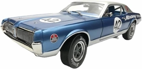 Resin Car Vehicle Model Fit for Mercury Cougar 1967 1 18 Racing Classic Alloy Simulation Static Car Model Collectible Toy Festive Deluxe Gift