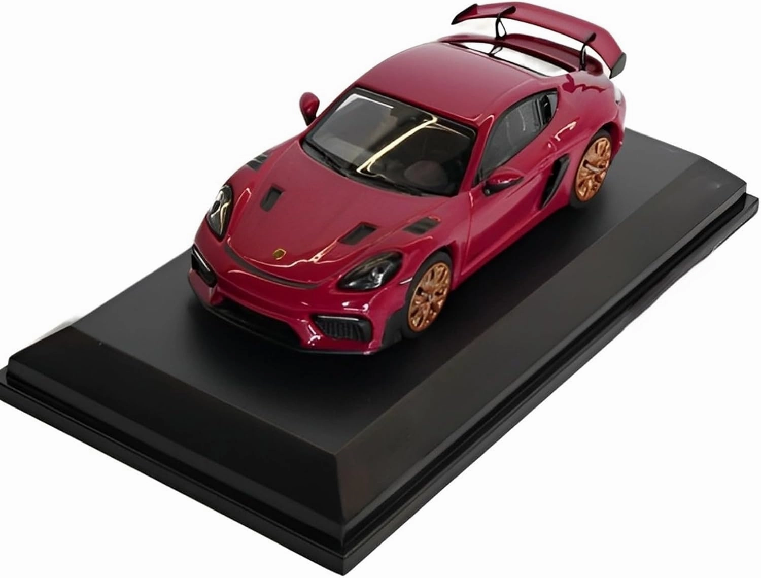 Resin Car Vehicle Model Fit for Porsche Cayman GT4 RS 1 64 Simulation Alloy Car Model Classic Vehicle Handicraft Display Festive Deluxe Gift