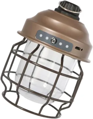 Retro Style Camping Light Rechargeable Lantern Portable for Hiking Camping