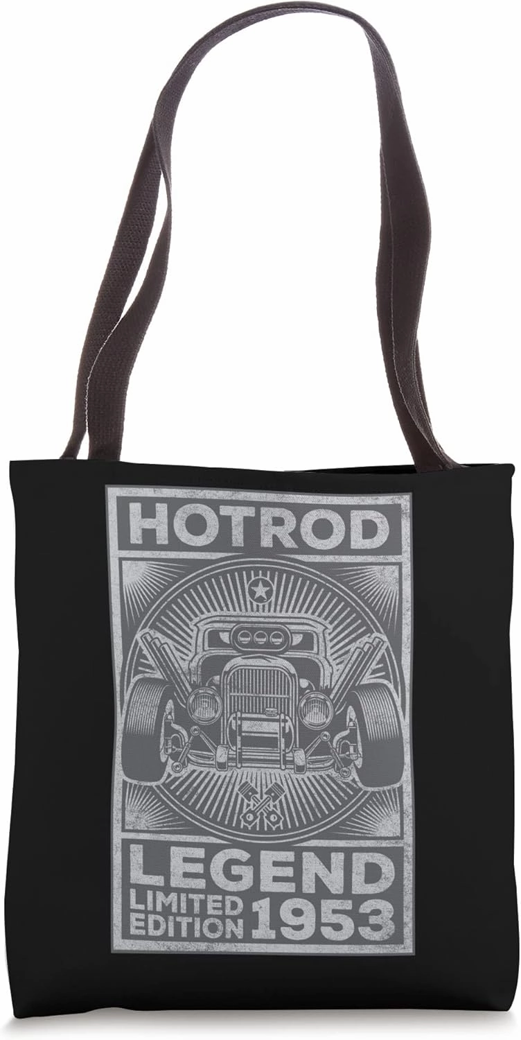 Retro Automobile Hotrod Legend Limited Edition 1953 Birthday Tote Bag