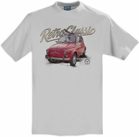 RetroClassic Classic 1965 Fiat 500 Car Mens T-Shirt