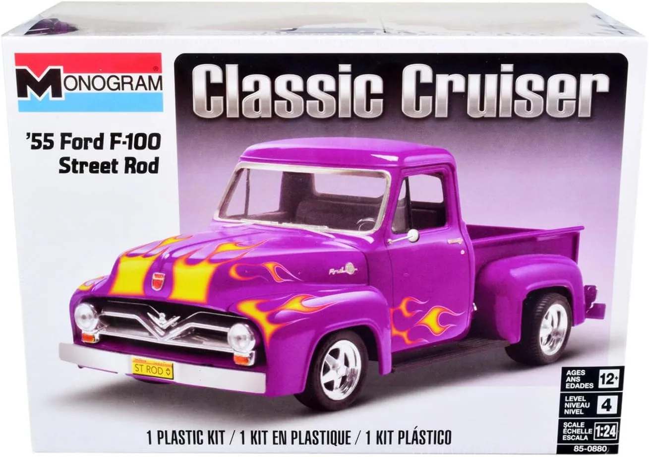 Revell 1:24 55 Ford F-100 Street Rod, Violet