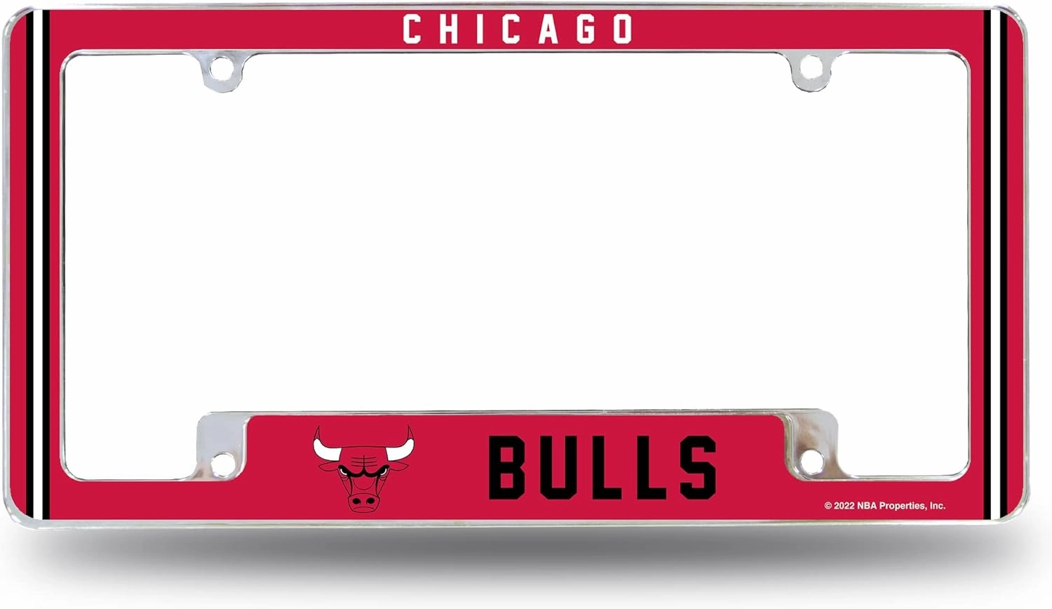 Rico Industries NBA Basketball Classic All Over Chrome Frame