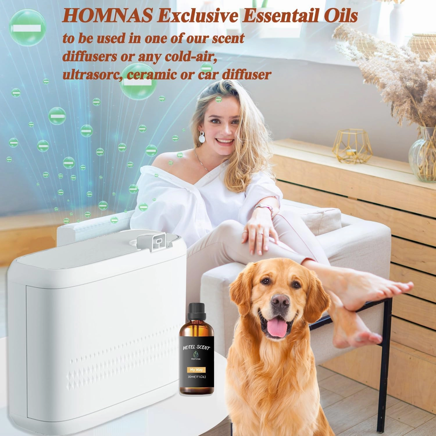 Royal Tranquility Essential Oil, Hotel Diffuser Oil, Inspired by Ritz-Carlton Hotel, Lemon, Jasmine and Amber, Home Luxury & Hotel Scents for Diffuser, Pure Diffuser Oil for Aromatherapy
