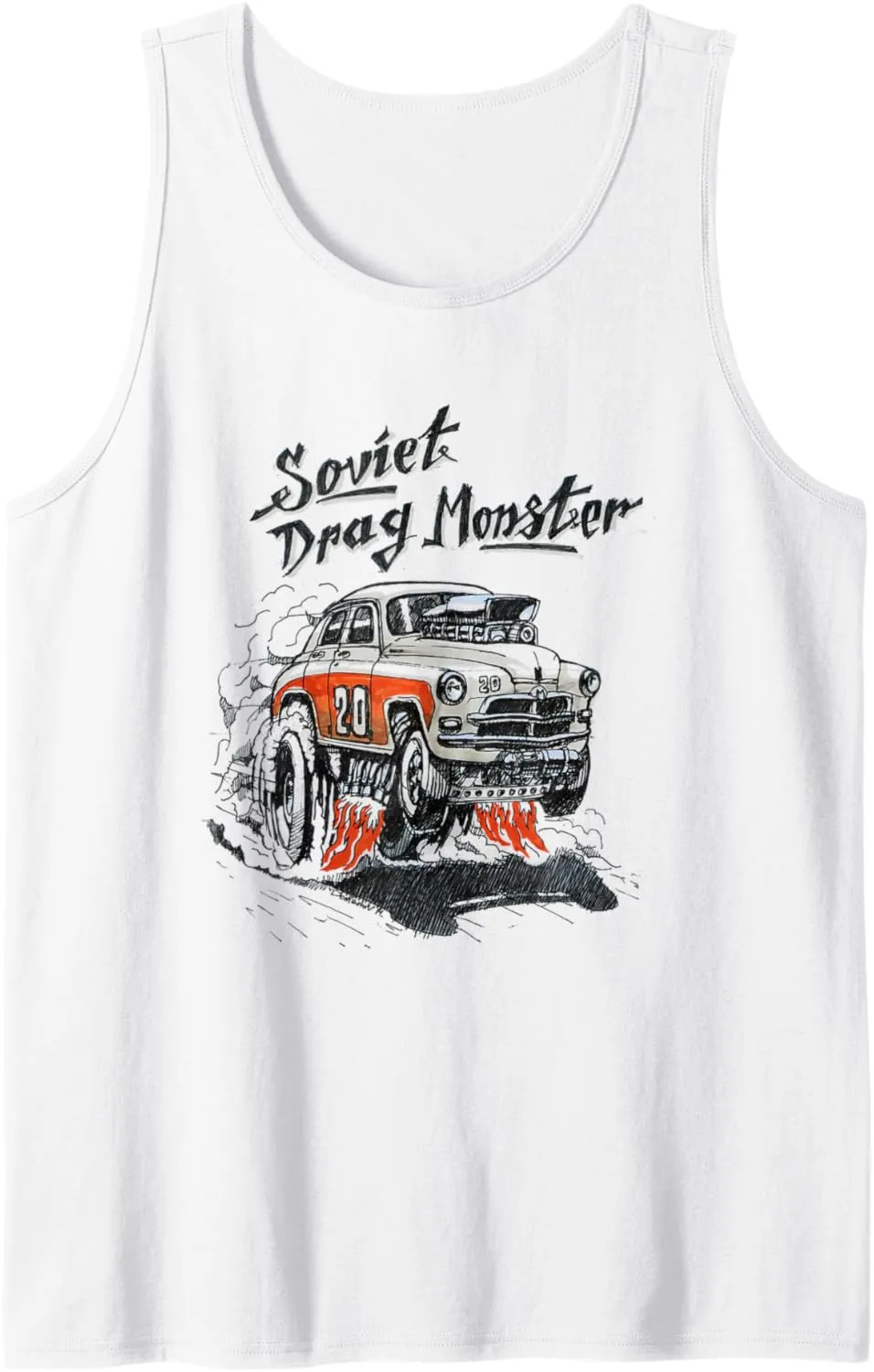 Russian Car Pobeda Volga M20 Tank Top
