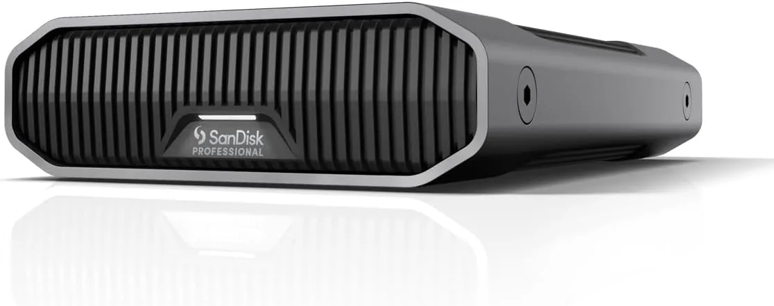 SanDisk Professional 22TB G-Drive Enterprise-Class External Desktop Hard Drive - 7200RPM Ultrastar HDD Inside, USB-C (10Gbps), USB 3.2 Gen 2, Mac Ready - SDPHF1A-022T-NBAAD, Dark Grey