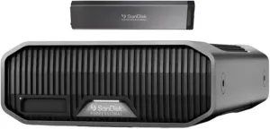 SanDisk Professional G-Drive Hard Drive with USB-C 10GBPS Interface (22TB) Bundle Pro-Blade SSD Mag (1TB) (2 Items)