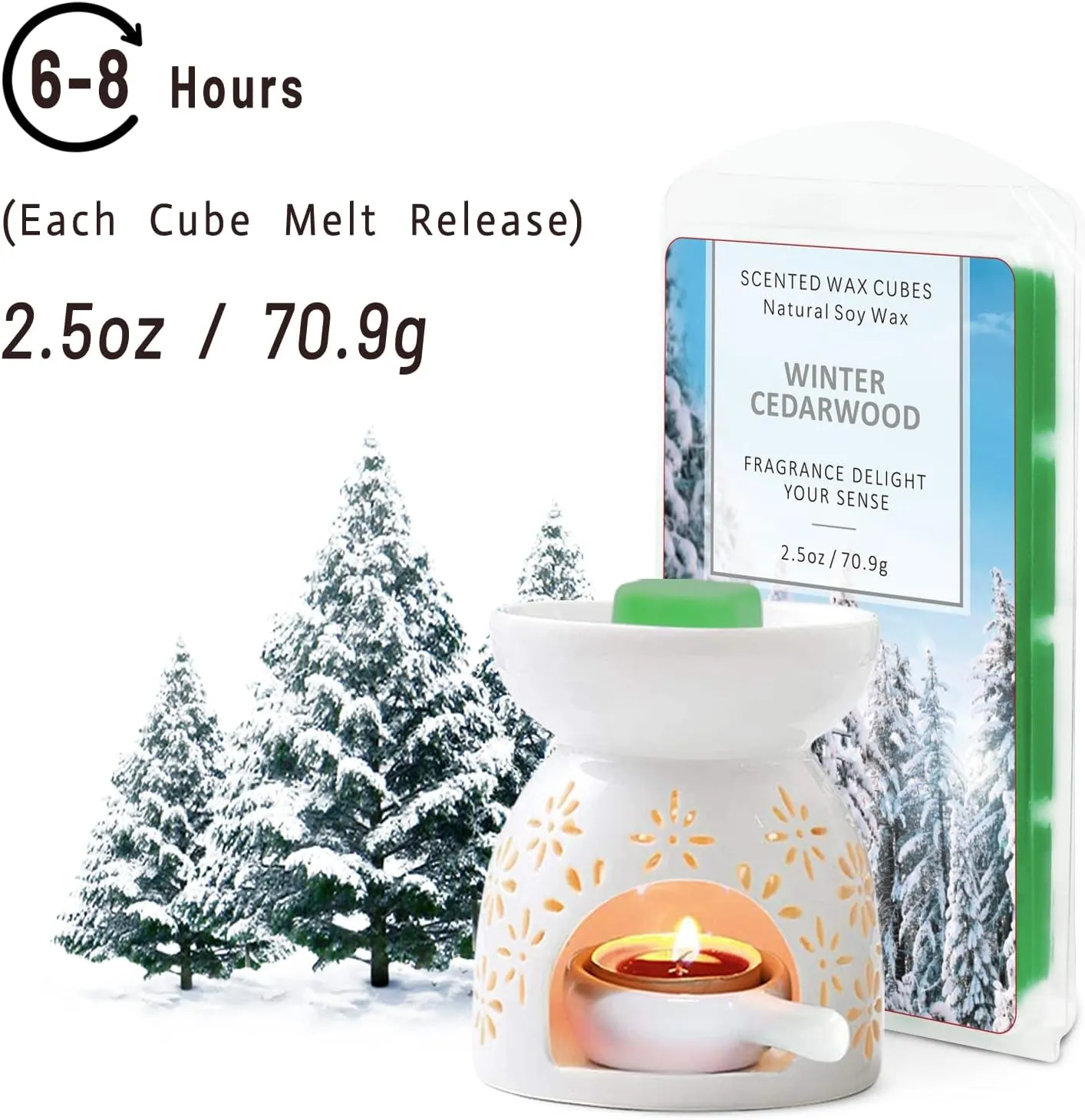SCENTORINI Scented Wax Melts, Scentsy Wax Melts 16 Pack, Wax Melts Wax Cubes Strong Scent, for Wax Warmer, Holiday Season