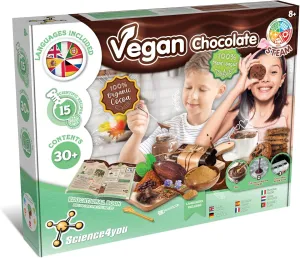Science4you Vegan Chocolate Maker for Kids  8 Years - Chocolate Making kit for Kids, Chocolate Factory with Arts and Crafts for Kids Age 8 , STEM Toys, Games and Gifts for Girls and Boys Age 8 9 10 
